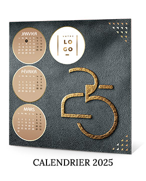 Carte de voeux CALENDRIER 2024